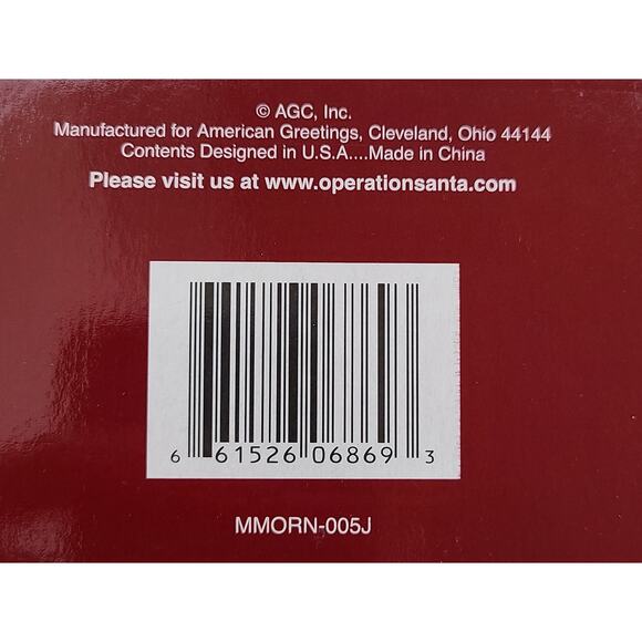 American Greetings Operation Santa Ornament Holiday Transport Military Jet 2003 - Picture 9 of 9